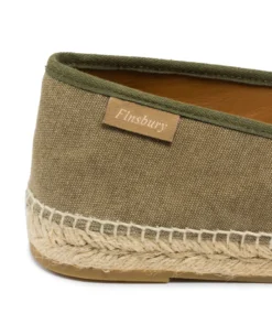 finsburyshoes shop Espadrilles INDIANA Olive*Homme Toutes Les Chaussures|Cousu Goodyear