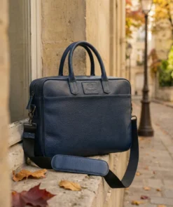 finsburyshoes shop Mallette Grainée Bleu*Homme Maroquinerie|Tous Les Accessoires