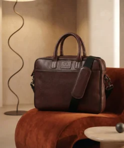 finsburyshoes shop Mallette Grainée Bordeaux Foncé*Homme Maroquinerie|Tous Les Accessoires