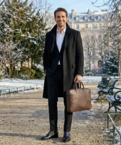 finsburyshoes shop Mallette Grainée Marron Foncé*Homme Maroquinerie|Tous Les Accessoires