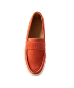 finsburyshoes shop Mocassin ACAPULCO Veau Velours Brique*Homme Mocassins|Toutes Les Chaussures