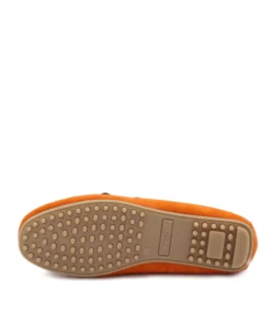 finsburyshoes shop Mocassin CANCUN Daim Orange* Escarpins|Tous Les Souliers