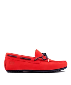 finsburyshoes shop Mocassin CANCUN Daim Rouge*Homme Toutes Les Chaussures|Semelle Gomme