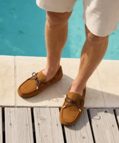 finsburyshoes shop Mocassin CANCUN Daim Tabac*Homme Toutes Les Chaussures|Chaussures De Ville