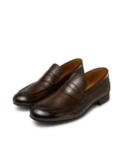 finsburyshoes shop Mocassin CLAYTON Marron Patiné*Homme Toutes Les Chaussures|Mariage & Cérémonie
