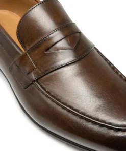 finsburyshoes shop Mocassin CLAYTON Marron Patiné*Homme Toutes Les Chaussures|Mariage & Cérémonie