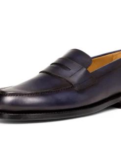 finsburyshoes shop Mocassin COLLEGE 1986 Bleu*Homme Mocassins|Nouveautés