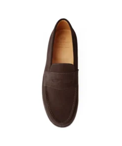 finsburyshoes shop Mocassin COLLEGE 1986 Daim Marron*Homme Toutes Les Chaussures|Best Seller