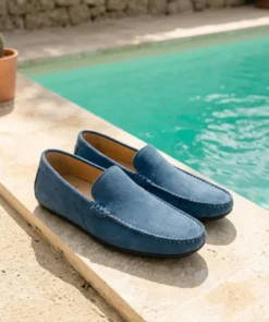 finsburyshoes shop Mocassin DANDY DAIM BLEU*Homme Toutes Les Chaussures|Chaussures De Ville