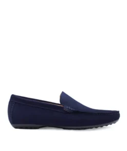 finsburyshoes shop Mocassin DANDY Veau Velours Bleu Marine*Homme Toutes Les Chaussures|Chaussures De Ville