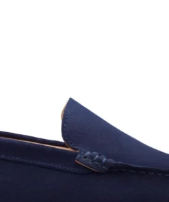 finsburyshoes shop Mocassin DANDY Veau Velours Bleu Marine*Homme Toutes Les Chaussures|Chaussures De Ville