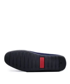 finsburyshoes shop Mocassin DANDY Veau Velours Bleu Marine*Homme Toutes Les Chaussures|Chaussures De Ville