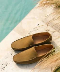 finsburyshoes shop Mocassin DANDY Veau Velours Kaki* Toutes Les Chaussures|Chaussures Casual