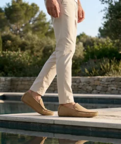 finsburyshoes shop Mocassin DANDY Veau Velours Sable*Homme Chaussures De Ville|Best Seller
