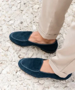 finsburyshoes shop Mocassin DOUGLAS Daim Marine* Toutes Les Chaussures|Chaussures Casual