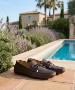 finsburyshoes shop Mocassin MARBELLA Grainé Marron*Homme Toutes Les Chaussures|Semelle Gomme