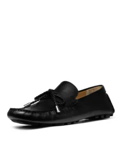 finsburyshoes shop Mocassin MARBELLA Grainé Noir*Homme Toutes Les Chaussures|Semelle Gomme