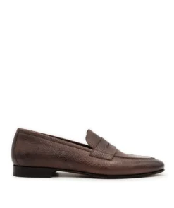 finsburyshoes shop Mocassin MARKOS Grainé Marron Patiné*Homme Toutes Les Chaussures|Mariage & Cérémonie