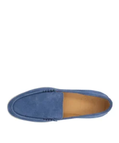 finsburyshoes shop Mocassin MONACO Daim Bleu* Maroquinerie|Tous Les Accessoires