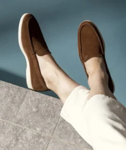 finsburyshoes shop Mocassin MONACO Daim Marron* Maroquinerie|Tous Les Accessoires