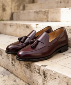 finsburyshoes shop Mocassin OLDEN Bordeaux Lisse*Homme Best Seller|Toutes Les Chaussures