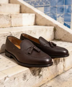 finsburyshoes shop Mocassin OLDEN Grainé Marron*Homme Best Seller|Toutes Les Chaussures