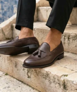 finsburyshoes shop Mocassin OLDEN Grainé Marron*Homme Best Seller|Toutes Les Chaussures