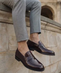 finsburyshoes shop Mocassin OSCAR Bordeaux*Homme Toutes Les Chaussures|Cousu Blake