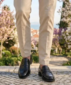 finsburyshoes shop Mocassin OSCAR Noir*Homme Toutes Les Chaussures|Cousu Blake