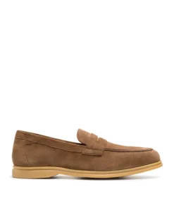 finsburyshoes shop Mocassin PORTOBELLO Daim Noisette*Homme Toutes Les Chaussures|Semelle Gomme