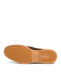 finsburyshoes shop Mocassin PORTOBELLO Daim Olive Sombre*Homme Toutes Les Chaussures|Semelle Gomme