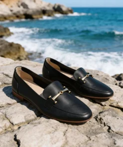 finsburyshoes shop Mocassins AMELIE Noir*Femme Best Seller|Mocassins & Derbies