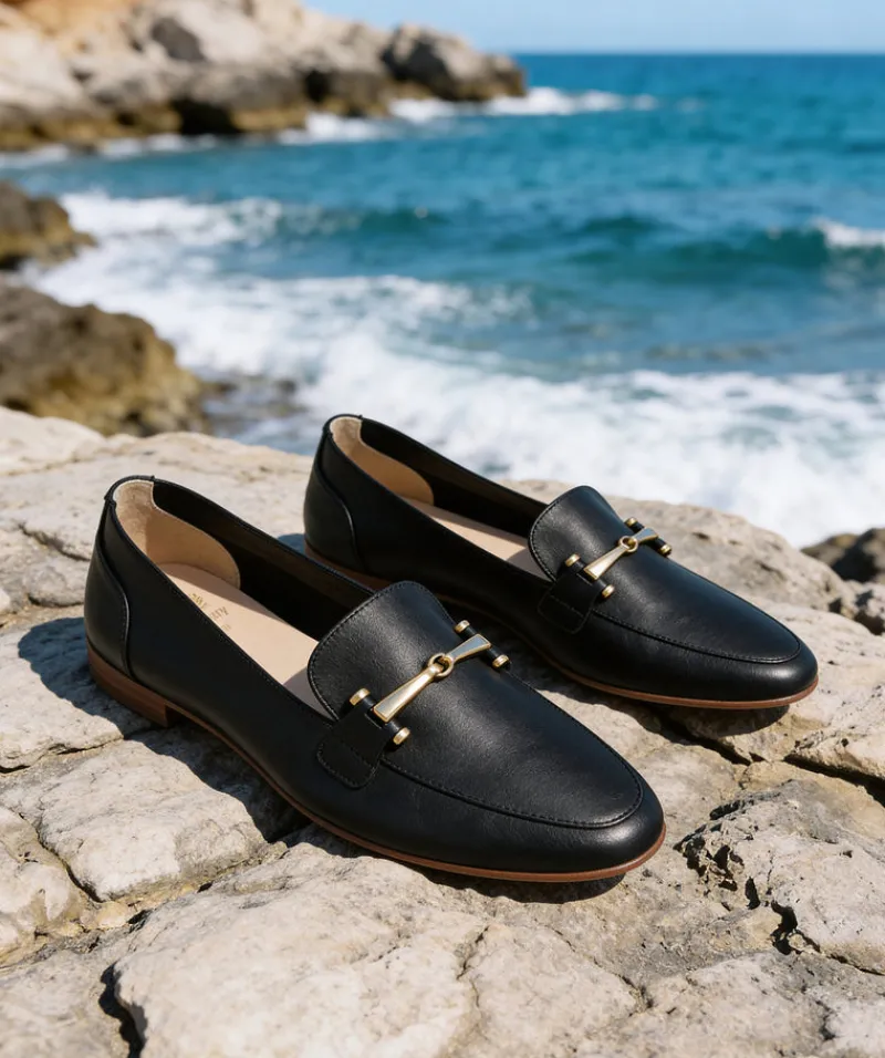 finsburyshoes shop Mocassins AMELIE Noir*Femme Best Seller|Mocassins & Derbies