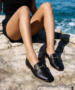 finsburyshoes shop Mocassins AMELIE Noir*Femme Best Seller|Mocassins & Derbies