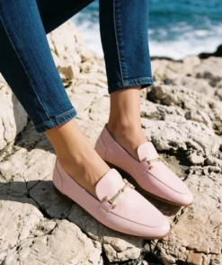 finsburyshoes shop Mocassins AMELIE Rose Pétale*Femme Mocassins & Derbies|Tous Les Souliers