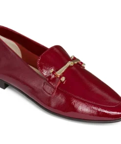 Finsbury Shoes Mocassins AMELIE Vernis Cerise*Femme Nouveautés|Mocassins & Derbies