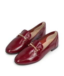 Finsbury Shoes Mocassins AMELIE Vernis Cerise*Femme Nouveautés|Mocassins & Derbies