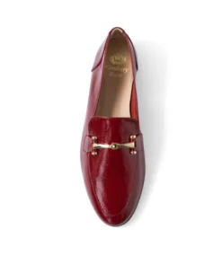 Finsbury Shoes Mocassins AMELIE Vernis Cerise*Femme Nouveautés|Mocassins & Derbies