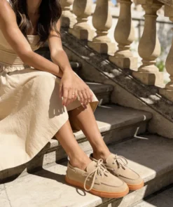Finsbury Shoes Mocassins ANITA Sable*Femme Nouveautés|Mocassins & Derbies