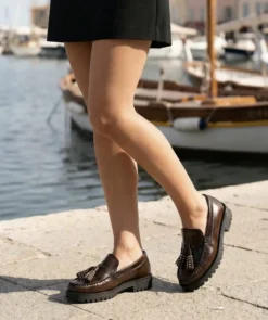 finsburyshoes shop Mocassins ARIANE Brun*Femme Nouveautés|Mocassins & Derbies