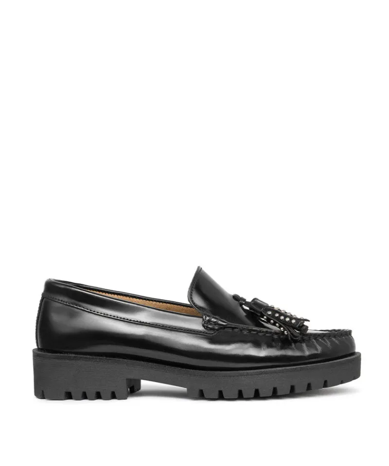finsburyshoes shop Mocassins ARIANE Noir*Femme Mocassins & Derbies|Nouveautés