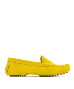 finsburyshoes shop Mocassins ARLEQUIN Jaune citrine* Toutes Les Chaussures|Chaussures Casual