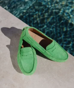 finsburyshoes shop Mocassins ARLEQUIN Vert Emeraude* Toutes Les Chaussures|Chaussures Casual