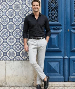 finsburyshoes shop Mocassins EDUARDO Noir Lisse*Homme Nouveautés|Toutes Les Chaussures
