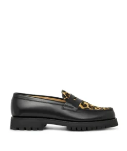 finsburyshoes shop Mocassins LILOU Gomme Léopard*Femme Nouveautés|Mocassins & Derbies