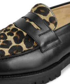 finsburyshoes shop Mocassins LILOU Gomme Léopard*Femme Nouveautés|Mocassins & Derbies
