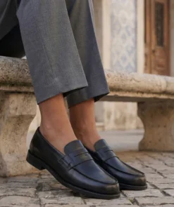 finsburyshoes shop Mocassins LILOU Noir*Femme Tendance|Best Seller