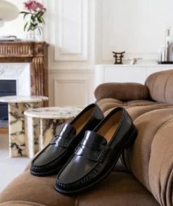 finsburyshoes shop Mocassins LOUISE Noir*Femme Best Seller|Mocassins & Derbies