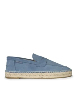 Finsbury Shoes Mocassins NEVADA Daim Bleu*Homme Nouveautés|Toutes Les Chaussures