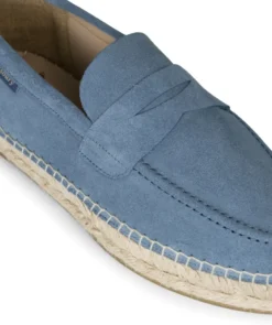 Finsbury Shoes Mocassins NEVADA Daim Bleu*Homme Nouveautés|Toutes Les Chaussures